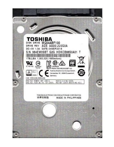 Хард Диск 1 TB 5400 SATA 2.5" 7mm for...